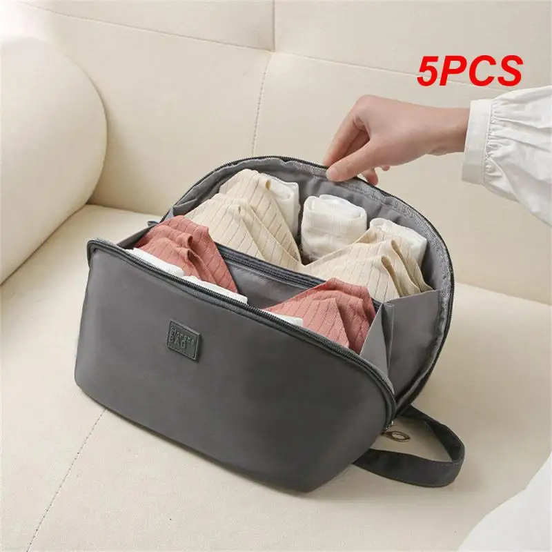 

5PCS Large Storage Bag Metal Zipper Strong Toughness No Moisture Absorption Large Capacity Wear Resistance Travel Storage Bag