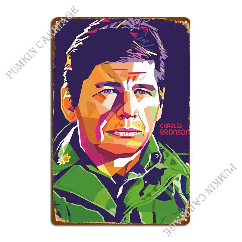 

Металлический плакат Charles Bronson для паба, клуба, клуба, жестяной плакат