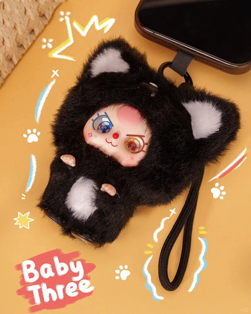 Authentic New Baby Three Mini Hug Series Plush Pendant Blind Box