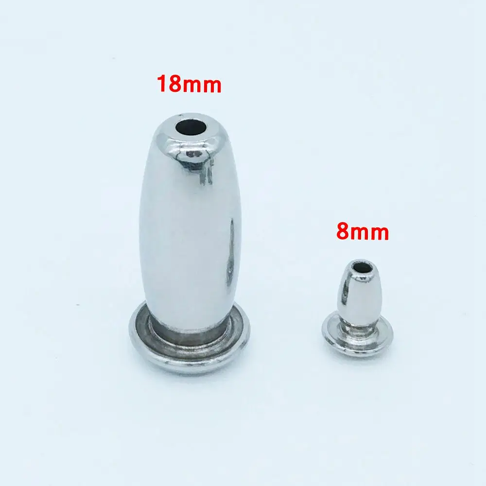 8-18mm Stainless Steel Urethral Catheter Penis Plug Male Masturbator Penis Inserts Stimulation Dilator Chastity Sex Toys