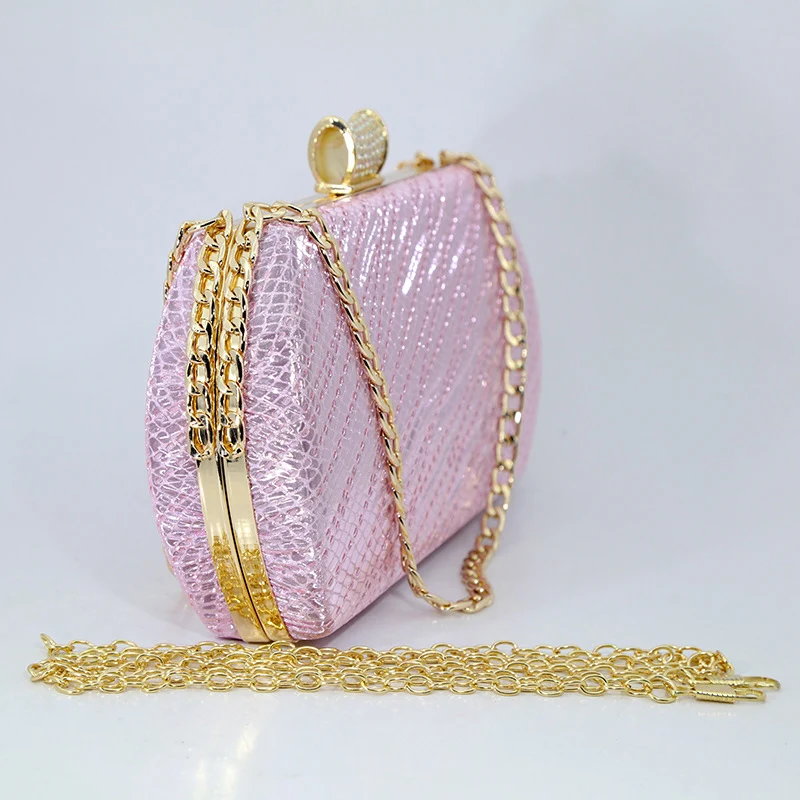 Louceko Women's Acrylic Chain Crossbody Bag - Trendy Evening Clutch Purse For Wedding, Formal Events