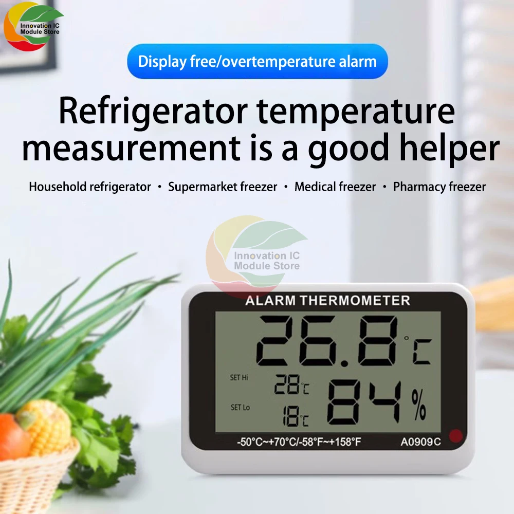 Indoor Outdoor Thermometer Hygrometer Wireless Weather Station Temperature  Humidity Monitor Inside Outside Thermometer