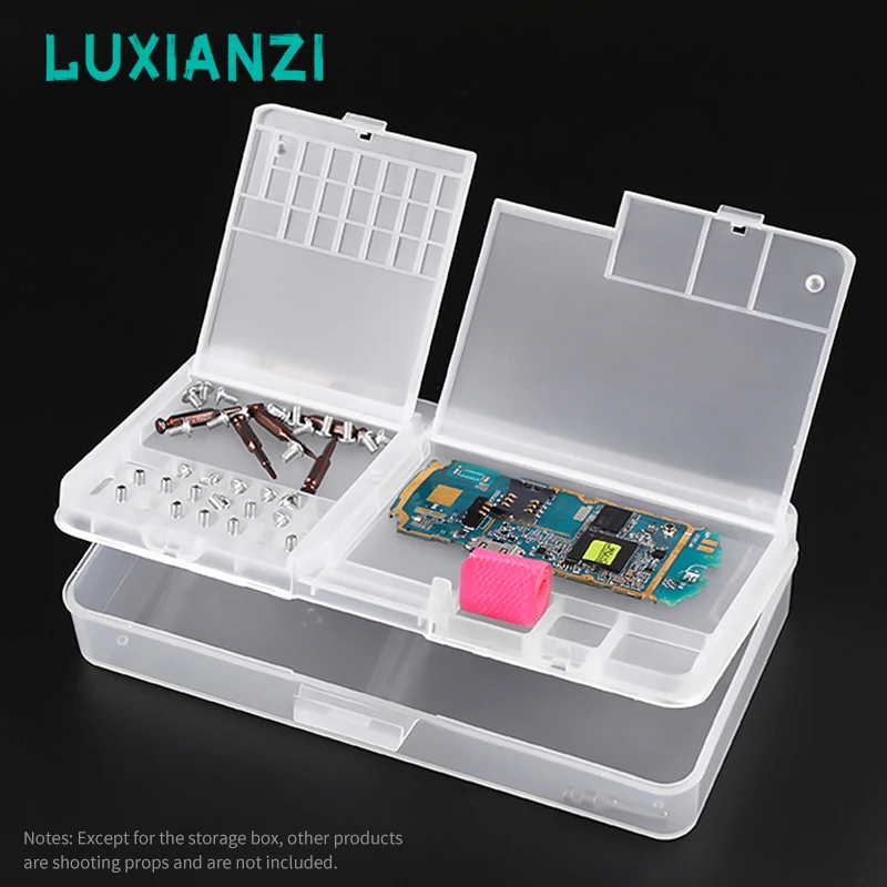 LUXIANZI Portable Plastic Organizer Box For small things Part