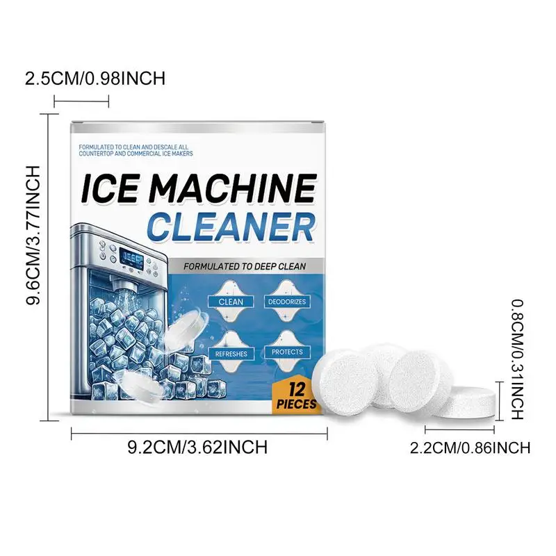 Ice Maker Cleaning Tablets Stain Removal Solution
