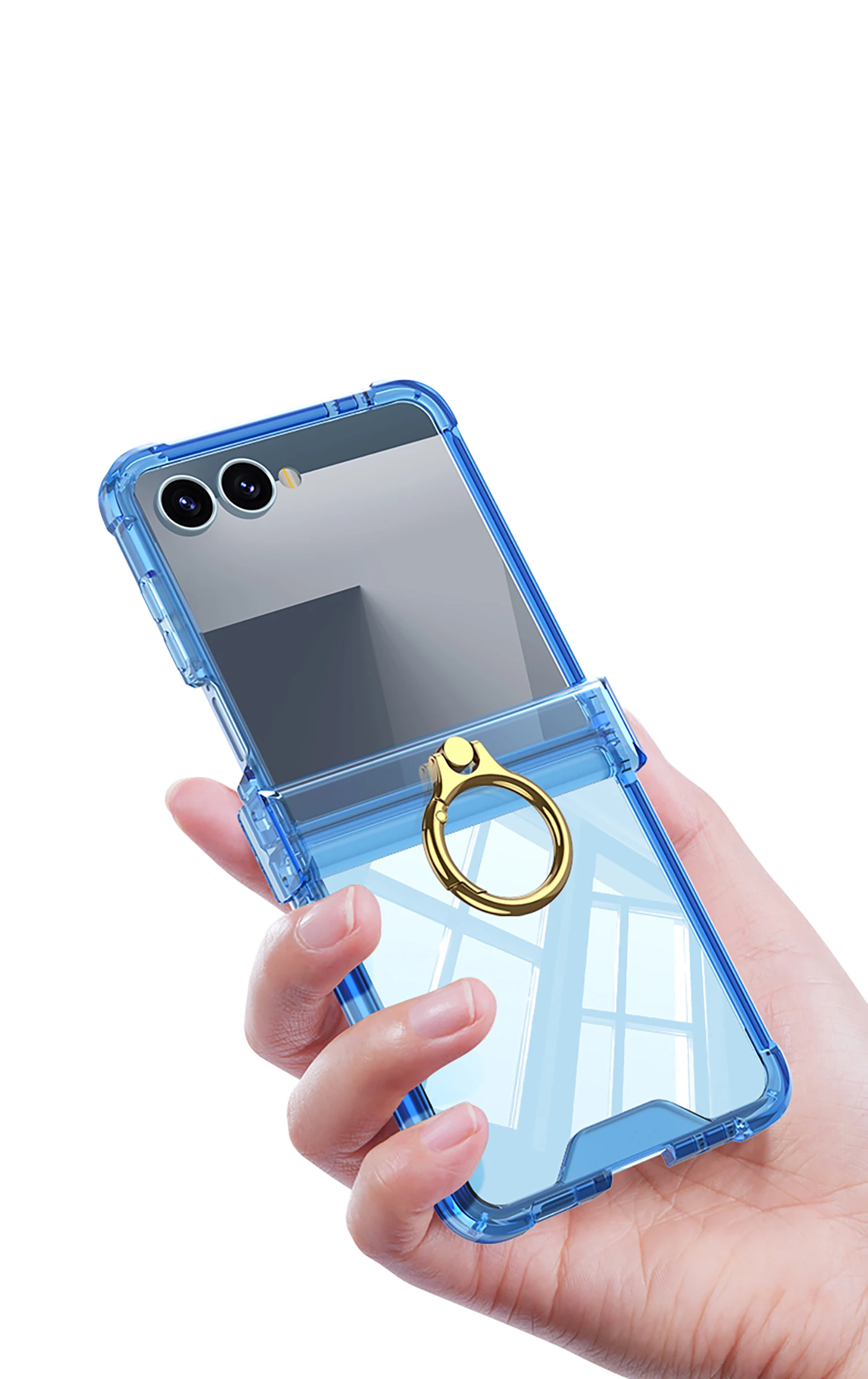 Silicone Airbag Bumper Soft Case for Samsung Galaxy Z Flip 7 Case All-included H