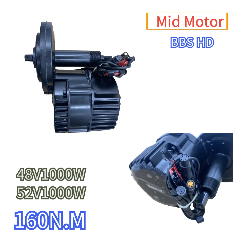 Ebike Motor Kit Bafang-Modified Electric Bike Motor Bafang MID Motor BBSHD G320 48V 1000W 52V High Power 160N.M