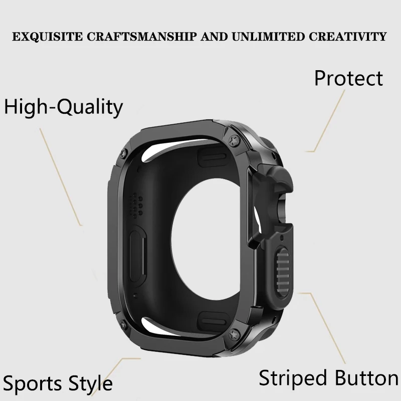  ġ ø 9, 8, 7, SE, 6, 5/4 Ʈ, 41mm, 45mm, 40mm, 44mm, 49mm, TPU + PC   ȣ , ̿ġ ̽, 2 in 1