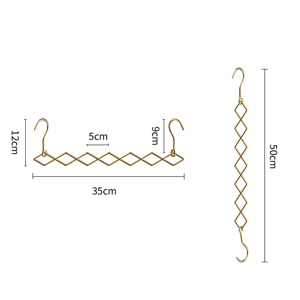 Stainless Steel 7-Hole Support Clothes Hanger Household Saving Space Clothes Rack for Dormitory Hanging Folding Clothes Rack 6