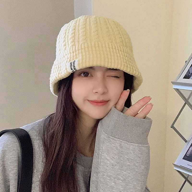 

Winter Hats Bucket Hats Soft Lamb Plush Soft Warm Fisherman Hat Panama Casual Caps Outdoor Lady Velvet Sun Hat Unisex