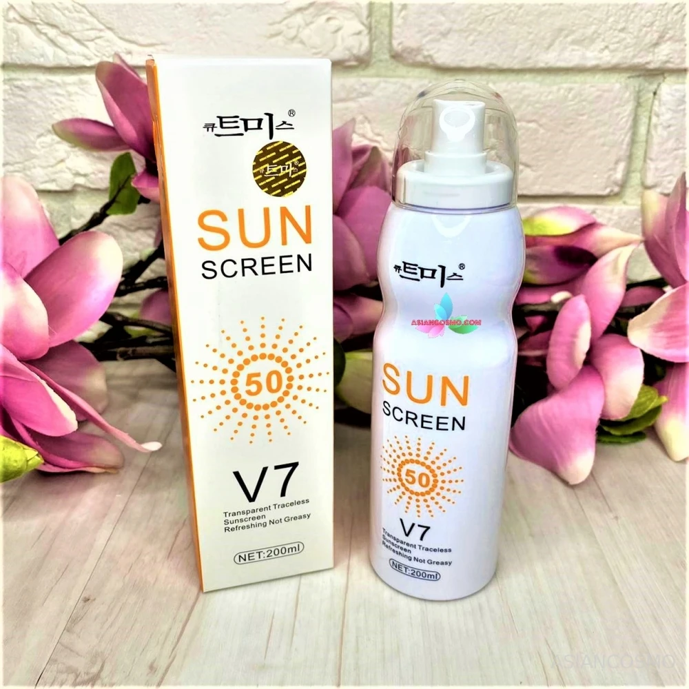 Солнцезащитный спрей против загара spf50 V7 200мл |