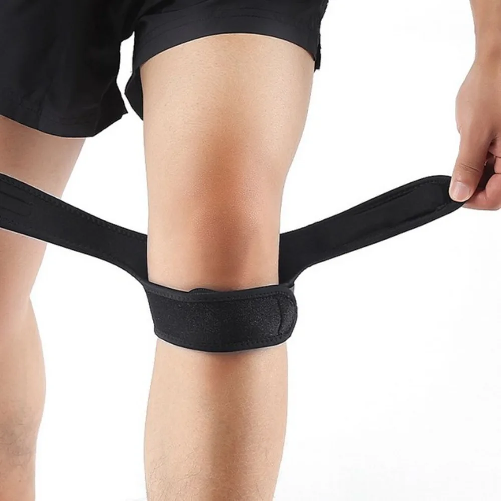 

High Flexibility Knee Pads Practical Polyester Non-slip Patellar Girdle Wide Application Elastic Fitness Protective Equipment