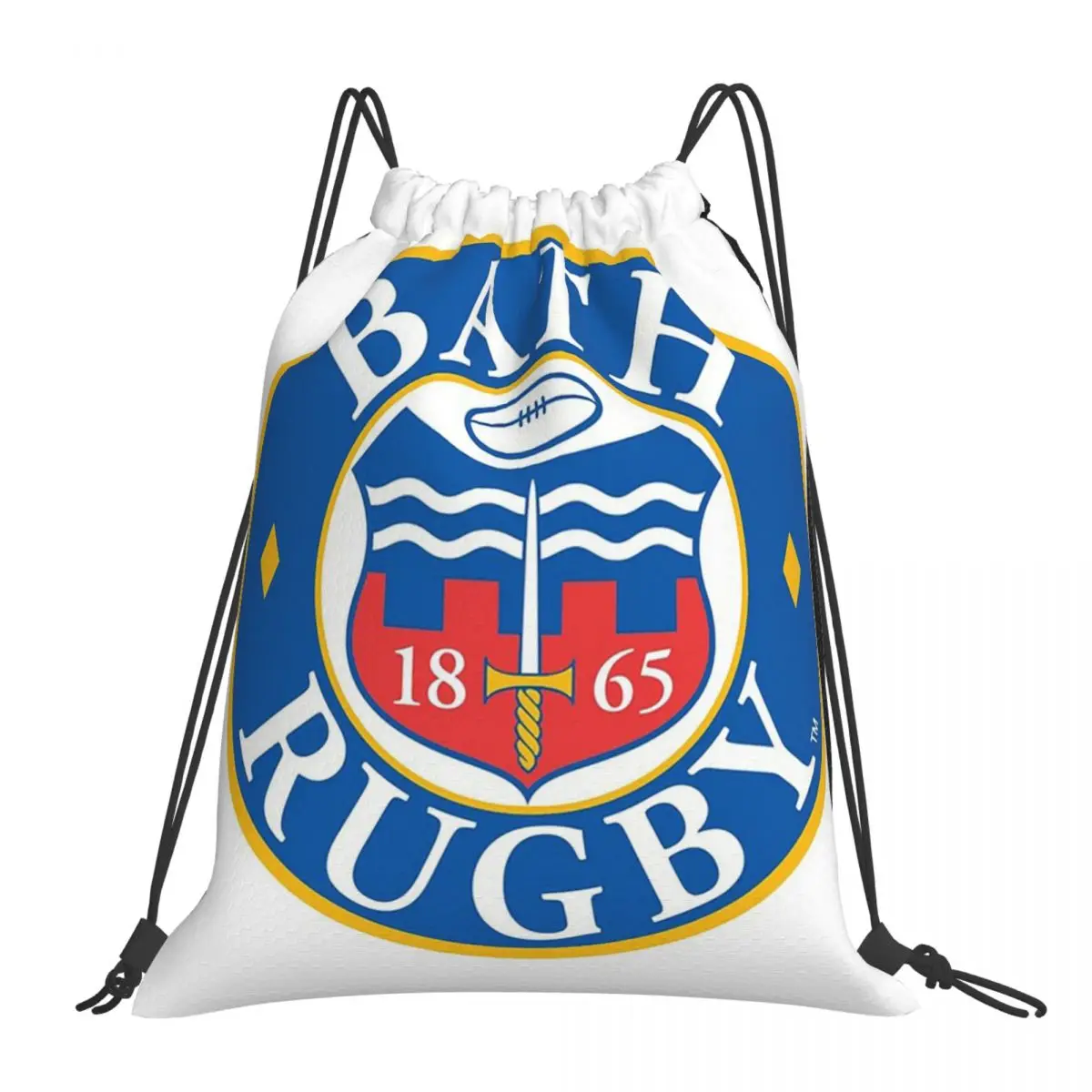 

Bath Rugby Backpacks Multi-function Portable Drawstring Bags Drawstring Bundle Pocket Storage Bag Book Bags For Travel Students