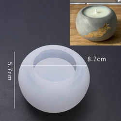 Large Round Silicone Mold for DIY Flower Pot and Planter Crafting (M)