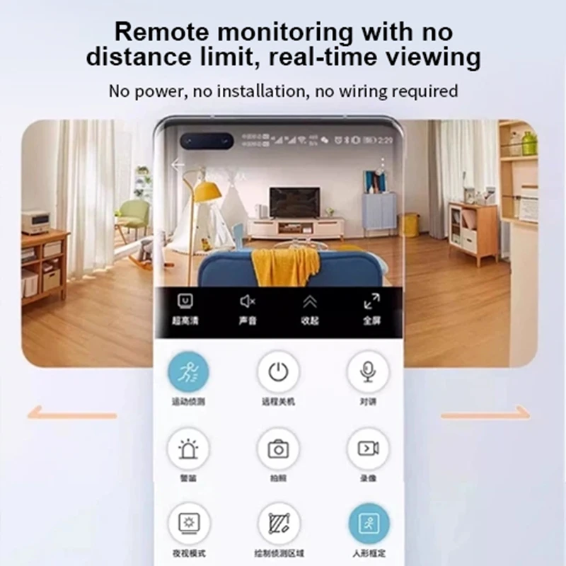 X3 Mini Camera WiFi HD 1080p Wireless Monitoring Remote Monitor with 2 Way Audio Motion Detection Security Micro Camcorder 3