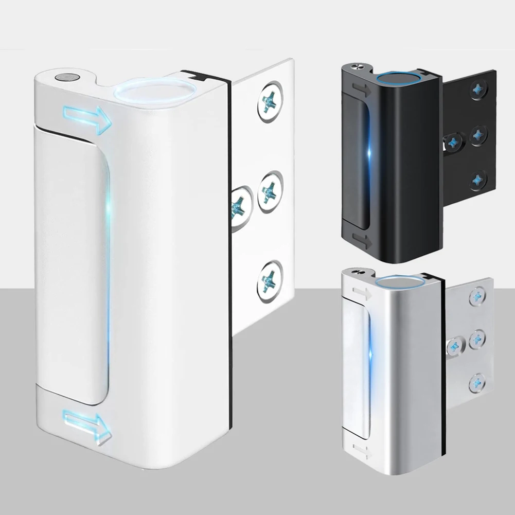 Childproof Safety Door Lock Reinforcement Latch Withstands 800 Pounds Ideal for Inward Swinging Doors
