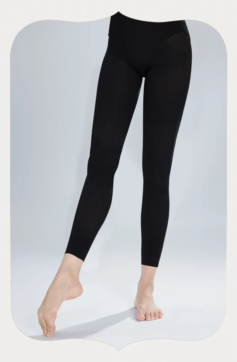 60D Ballettstrumpfhosen für Damen und Mädchen, Neun-Zehntel-Hosen, Tanzstrumpfhosen, Nahtlose Ballettstrümpfe, Atmungsaktive Ballett-Leggings – Detail 6