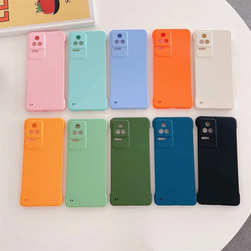 Coque mate sans cadre couleur bonbon, étui mince et résistant aux chocs pour Xiaomi Poco F4 F3 X3 GT M4 M3 F2 Pro 5G X2 X4 NFC_voghion.com