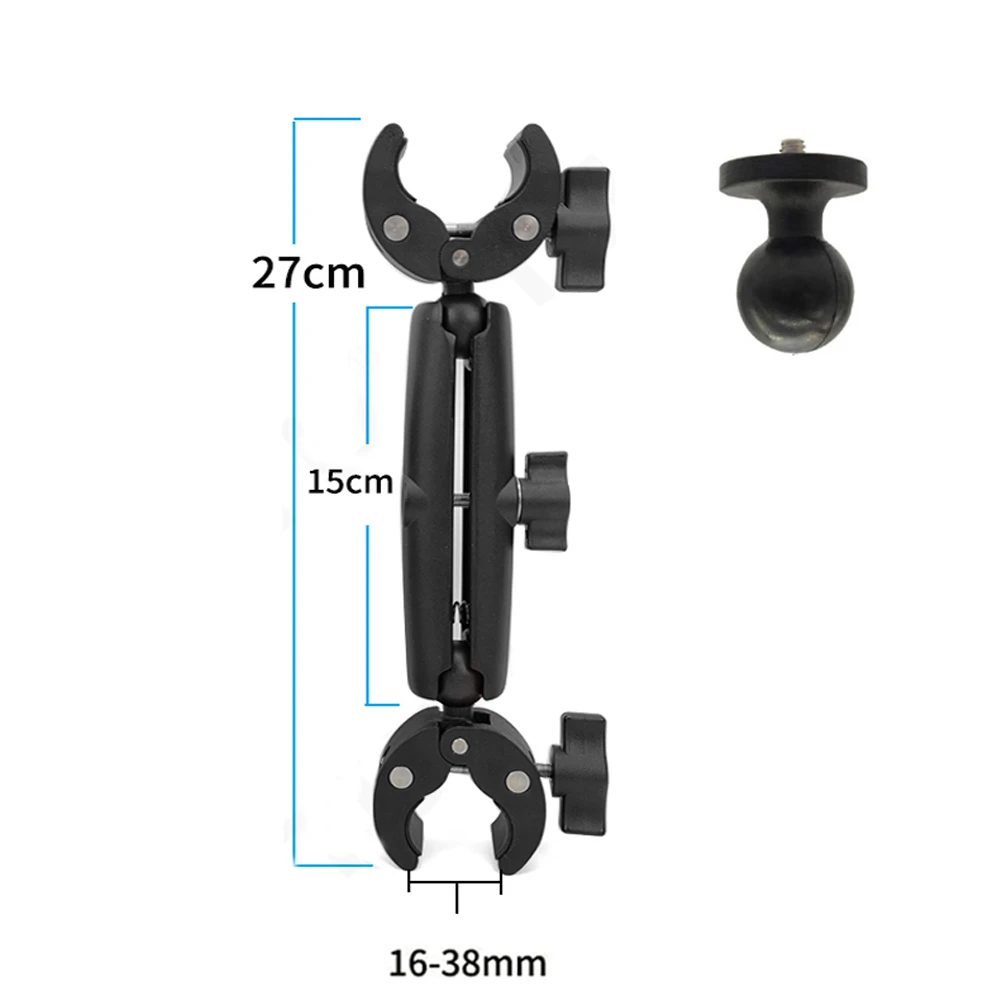 TUYU Motorcycle Bike Invisible Selfie Stick Monopod Handlebar Mount Bracket for GoPro Max 10 DJI Insta360 One X2 R Accessories neck strap Camera & Photo Accessories