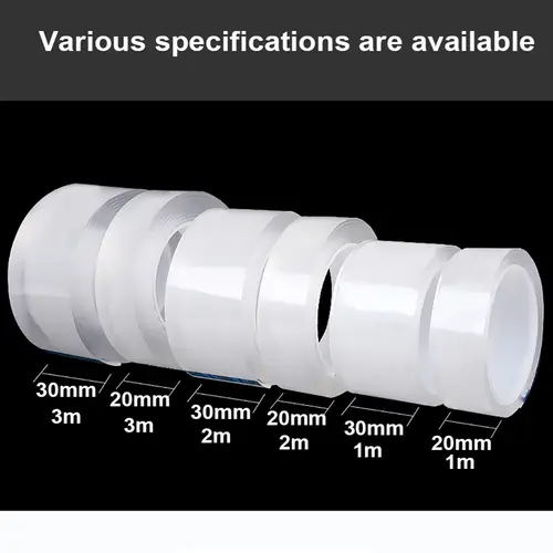 1-10M Nano Double Sided Tape Heavy Duty Transparent Adhesive Strips Strong Sticky Multipurpose Reusable Waterproof Mounting Tape - Image 4