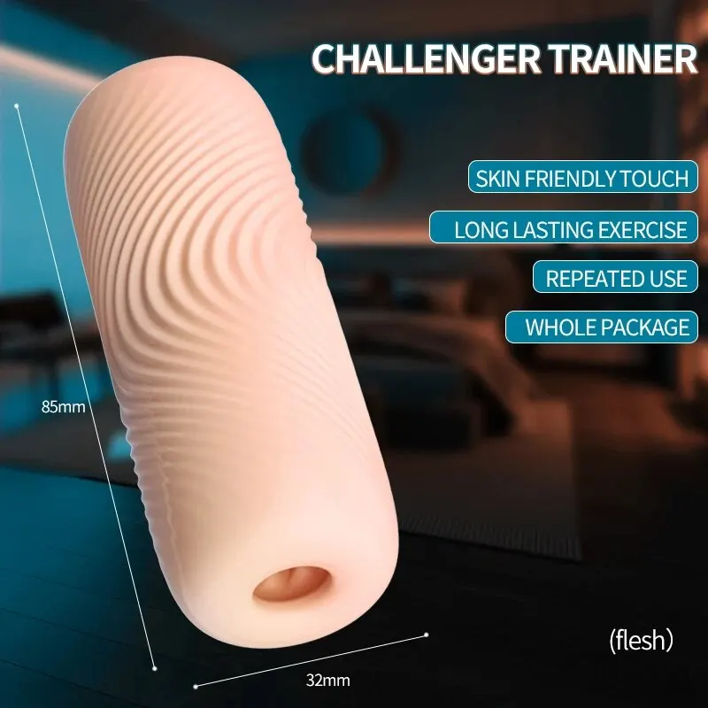 Male Sex Toys Exerciser Masturbator Head Vibrator Penis Lasting Exercise Chargable Delay Training Glans