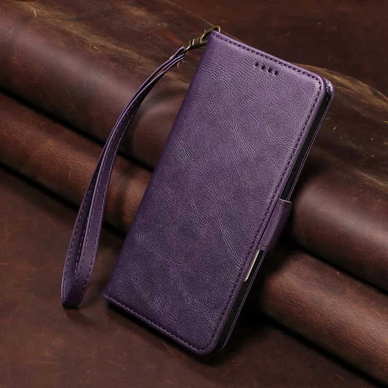 Leather RFID Flip Wallet Phone Case and Cover