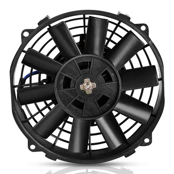 Electric Radiator Inhale Fan 12 Inch Universal Slim Push Pull 12V 80W Cooling Engine Fan With Mounting Kit 1
