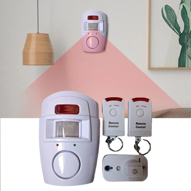 Motion Detector Alarm Battery-powered PIR Alert Infrared Sensor Alarm Home Security System for Door Shed Garage Caravan 3
