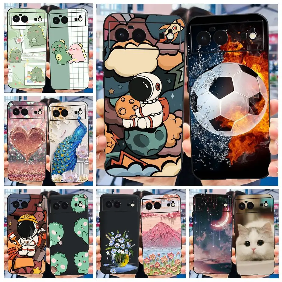 Per Google Pixel 6 Pro Case Pixel 6A Cute Astronauti Cartoon Cover Custodia Morbida In Silicone Per Google Pixel 6A Pixel6 Pro Shell