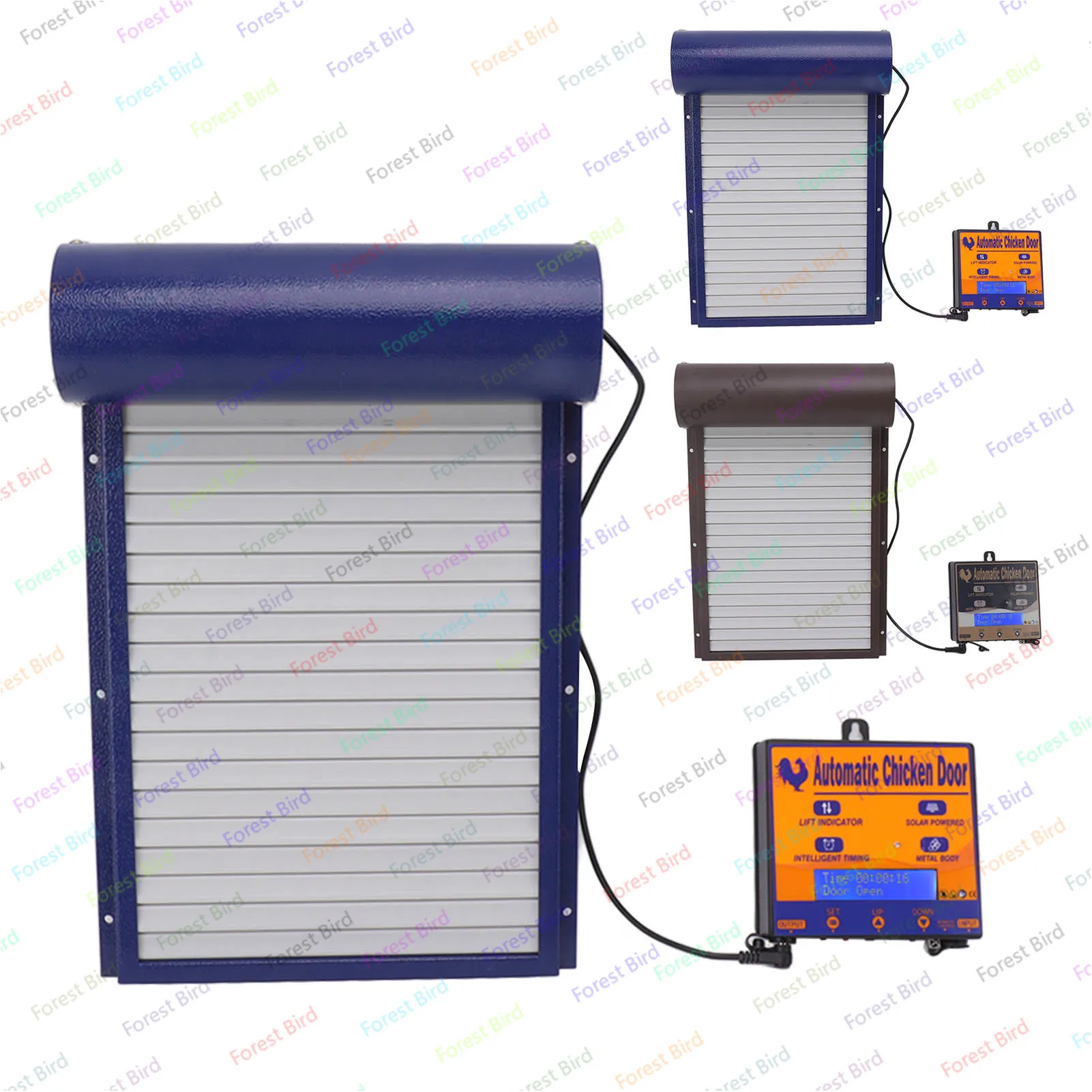 

Light Sensor Timer Remote Control Solar Powered Automatic Auto Chicken Door Opener