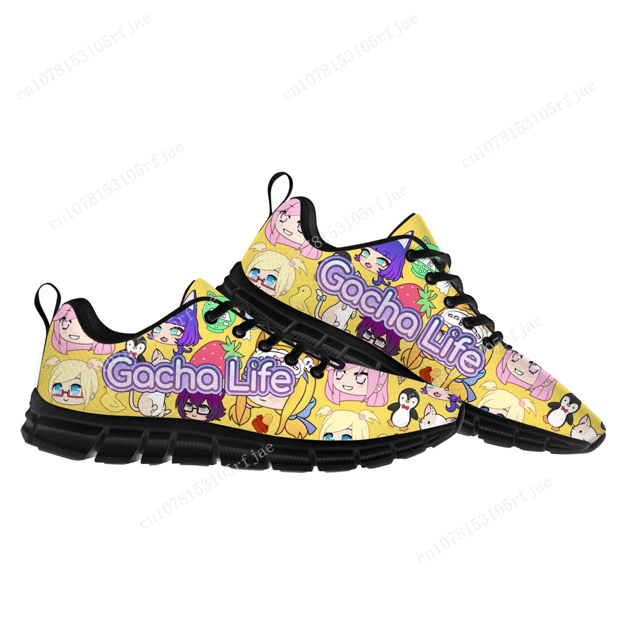Gacha Life Sports Shoes Hot Cartoon Game Mens Womens Teenager Children Sneakers Fashion High Quality Sneaker Custom Built Shoes
