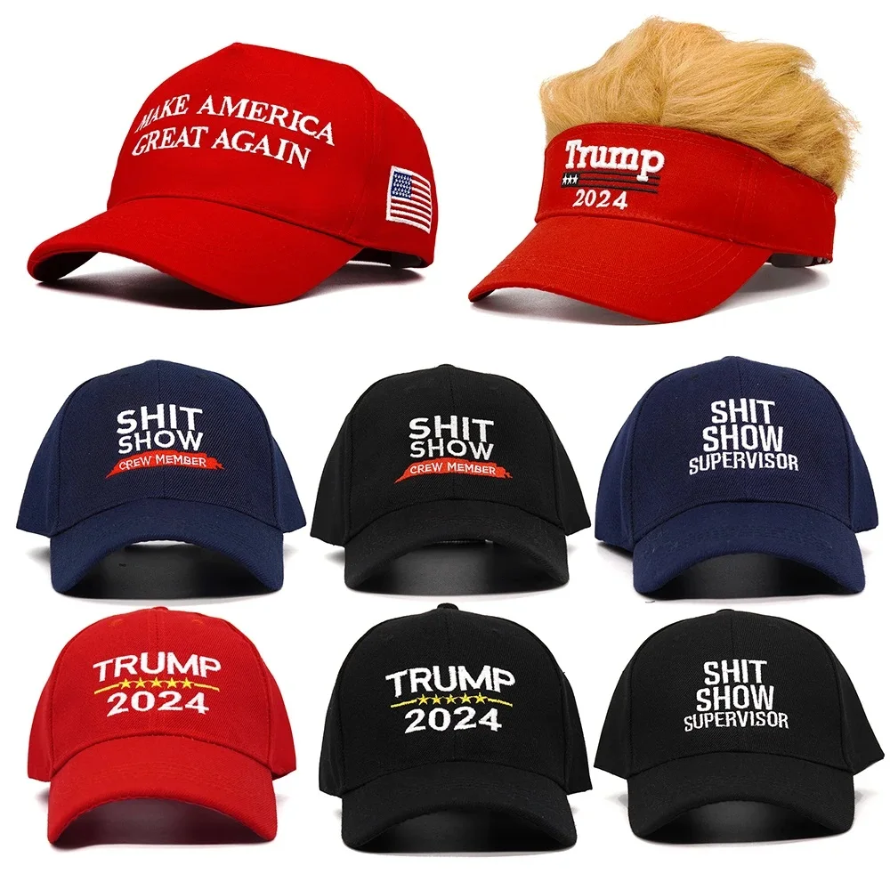 Trump Baseball Cap Casual Golf Caps MAGA Adjustable Fashion Sports Make America Great Again Breathable Cycling Hat For Men Women