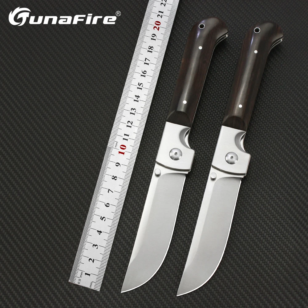 รัสเซีย Pchak มีดพับ D2 ใบมีดไม้ Handle เครื่องมือห้องครัวแบบพกพากลางแจ้งยุทธวิธี Survival Camping การล่าสัตว์ยูทิลิตี้มีด 1