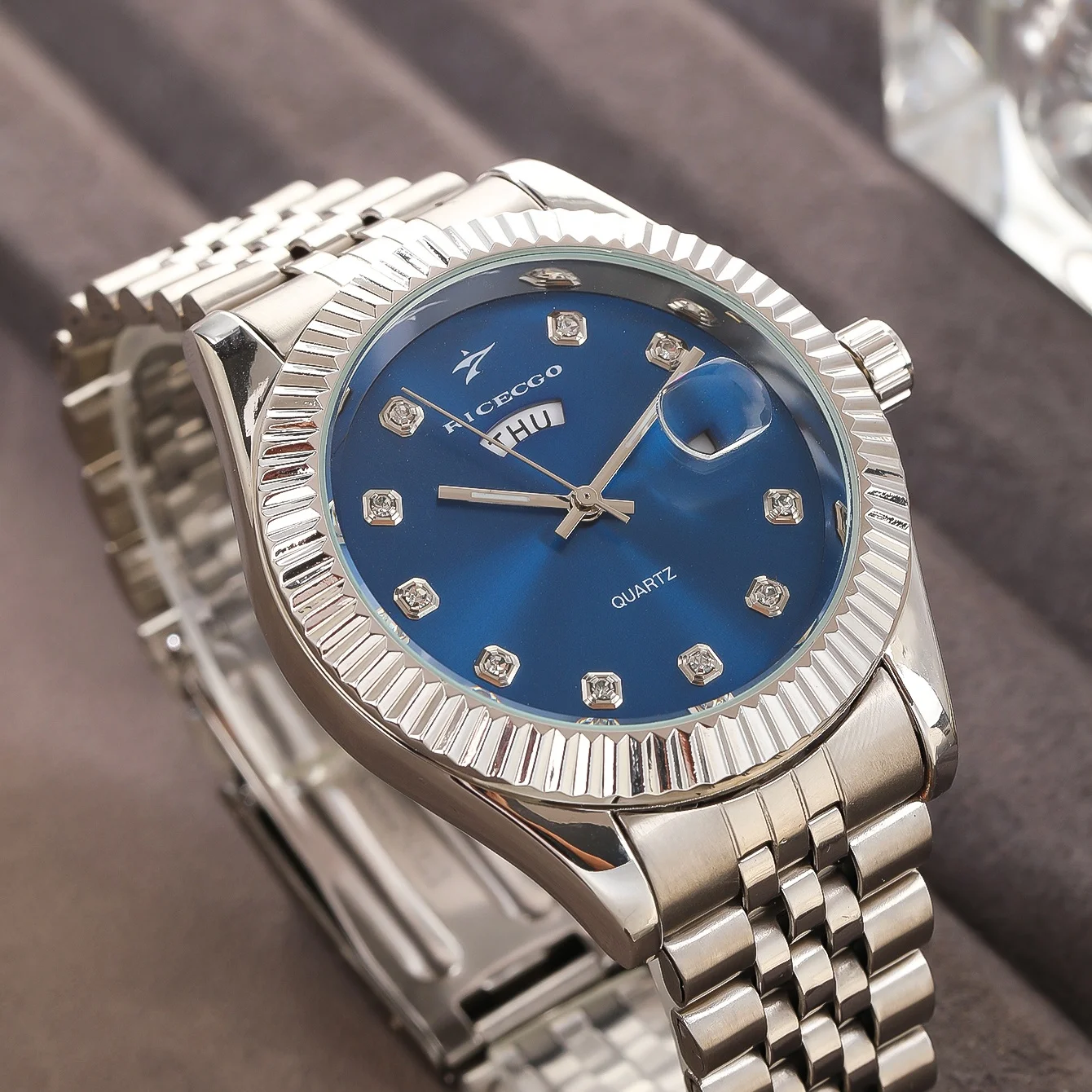 ساعة كوارتز رجالية فاخرة عالية الجودة، طالب الأعما...