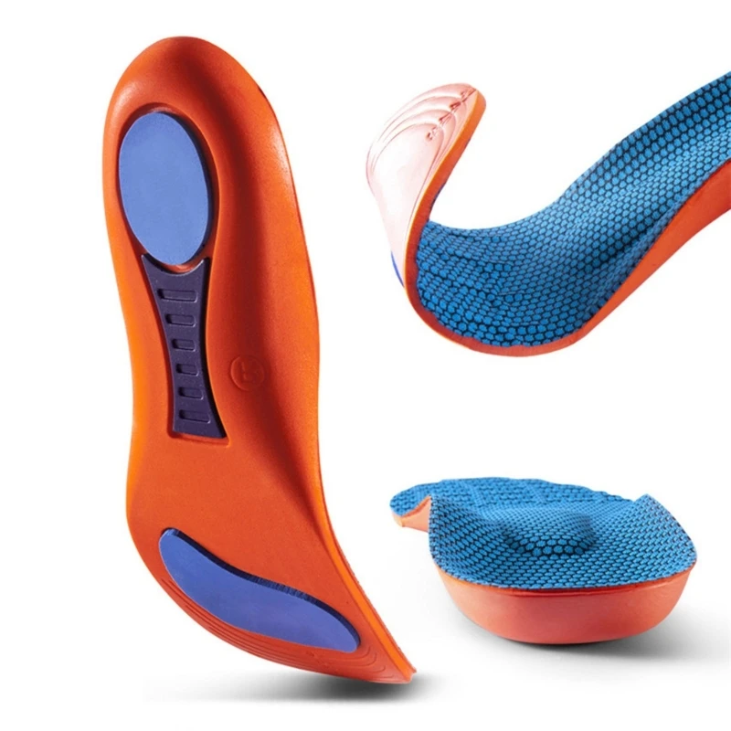 Sports Elasticity Insoles Shoes Sole Technology Shock Absorption Breathable Running Insoles Feet Orthopedic