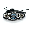 Proof That Tony Stark Has A Heart Leather Bracelets Glass Dome Multilayer Braided Bracelets Bangles Handmade Jewelry Gifts 4