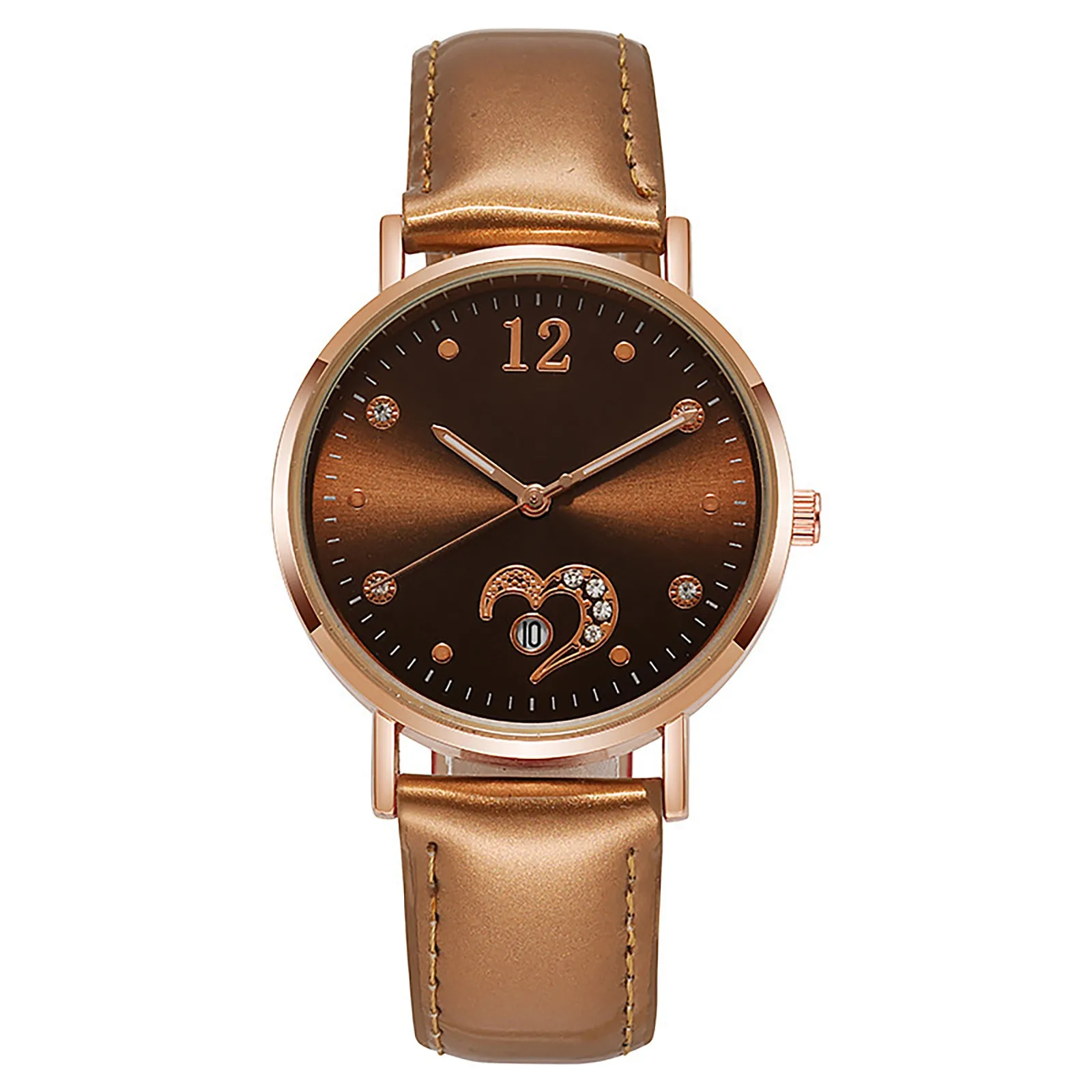 

Women'S Luminous Watch Classic Retro Leather Strap Analog Quartz Wristwatches Fashion Temperament Ladies Watch Relogios Feminino