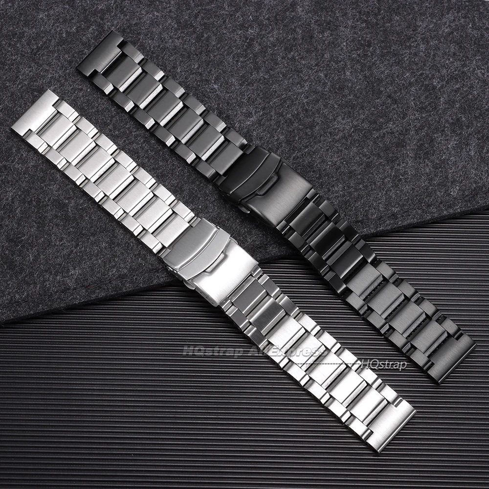 Premium Solid Stainless Steel Universal Watch Band Bracelet