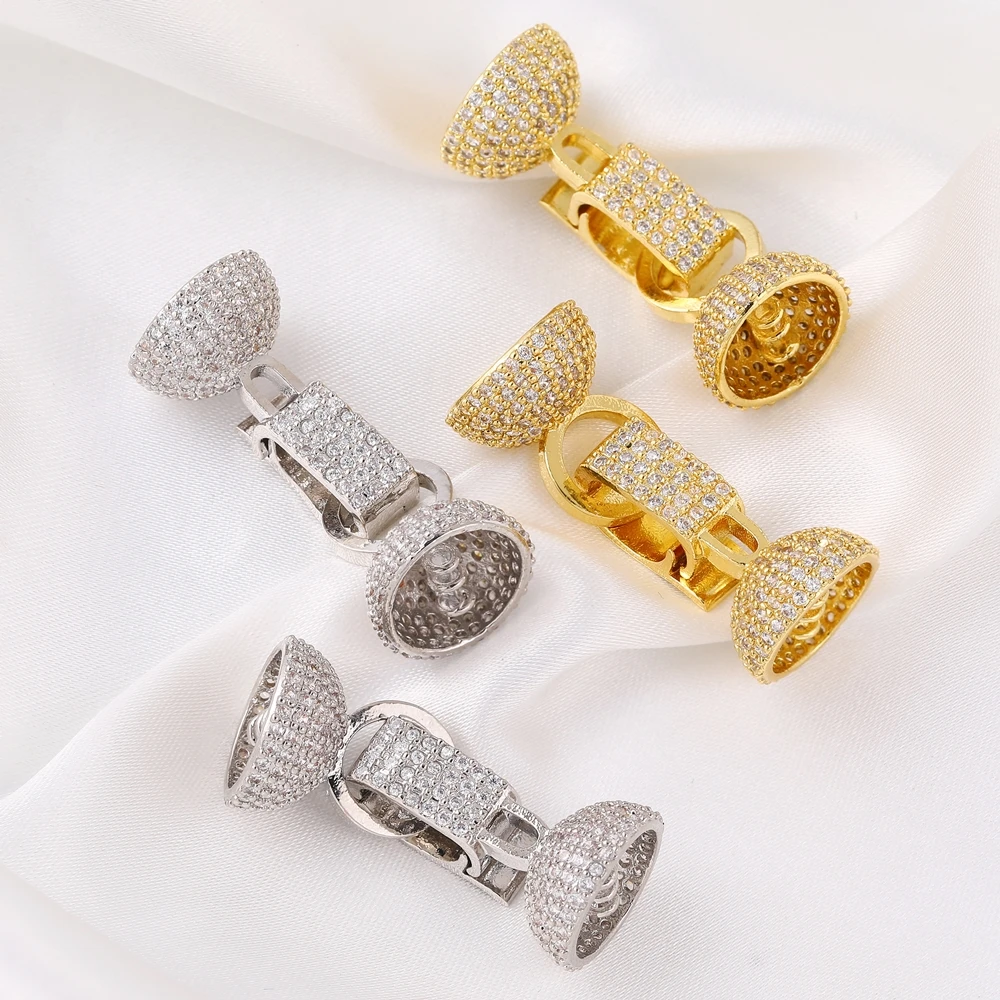 Juya 18K Gold versilbert Handarbeiten Infinity Connector Verschluss Verschluss Schlösser für DIY Kristalle Perlen Perlen Schmuckherstellung – Detail 8