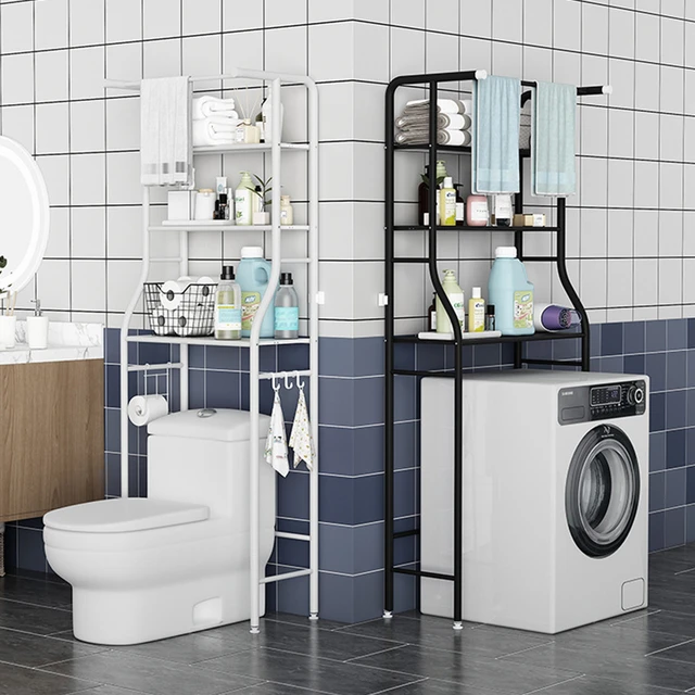 Organizador Repisa Estante Lavadora Baño Metálico Rack