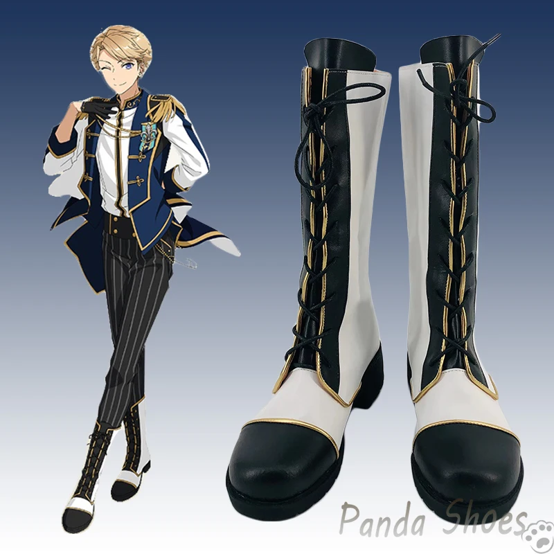 

Ensemble Stars Narukami Arashi Cosplay Shoes Anime Game Cos Boots ES Knights Cosplay Costume Prop Shoes for Con Halloween Party