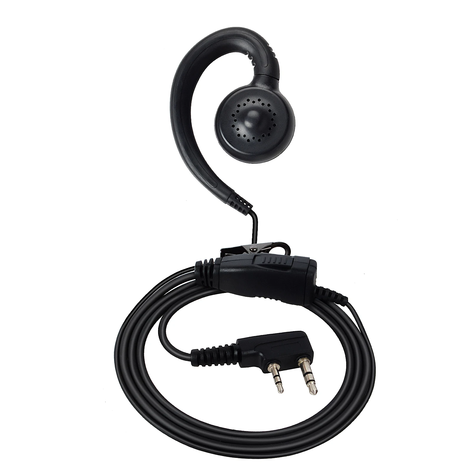 

Тактическая G-образная мягкая резиновая рация Earhook/гарнитура для Kenwood Baofeng UV-5R Retevis Ham Двусторонняя радиосвязь