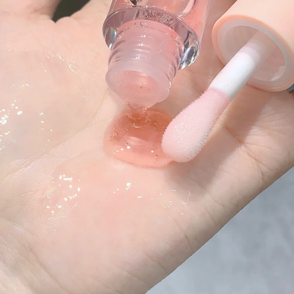 Water Light Lip Gloss Moisturizer Transparent Jelly Mirror Fruit Crystal Lip Oil Clear Hydrating Plumping Korean Lip Care Makeup 5