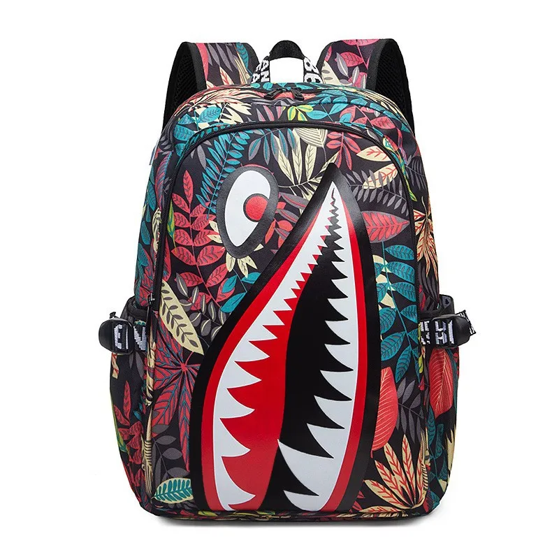 Bookbag for Middle Shark Pack Backpack Boys for Kids School Bags Travel Back 3