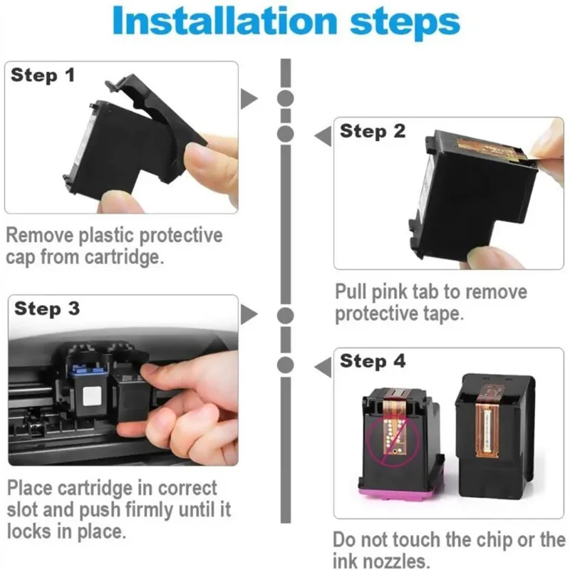 Cartucce Stampante 301 XL Per HP DESKJET 1000 1010 1510 - Foto 13