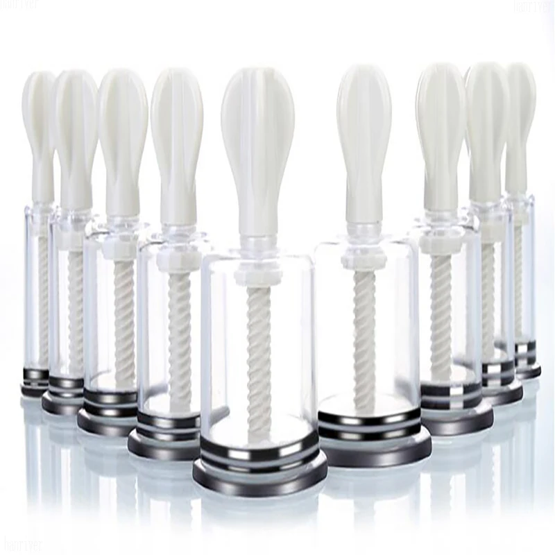 HANRIVER Vacuum cupping, 9 canned household hand twist type magnetic therapy cupping rotary extraction cupping