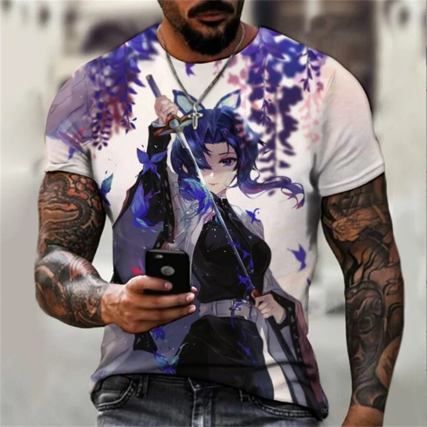 gym t shirts for men 2022 Europe and America new spider D digital printed youth short sleeve summer breathable T-shirt men's pullover cool t shirts for men