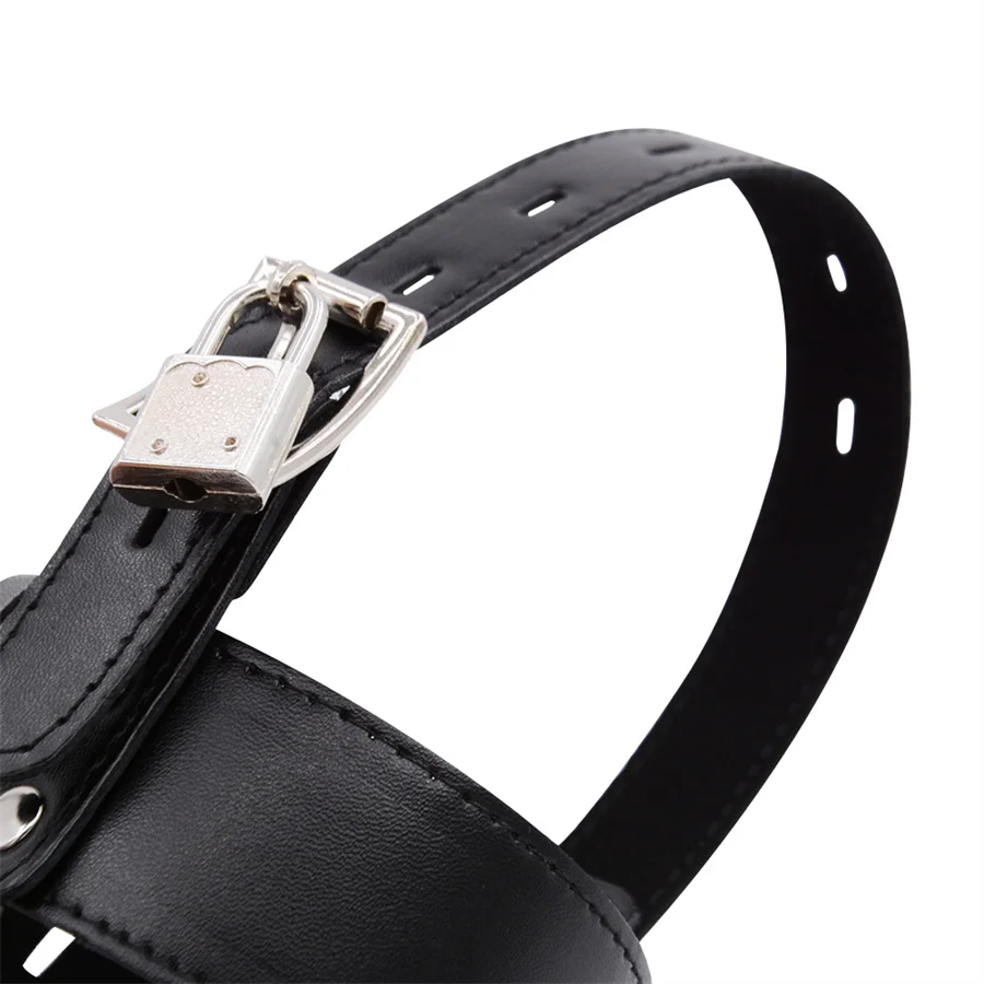 Lockable Leather Ankle Cuffs For Sex Games Restraint Accessory_voghion.com