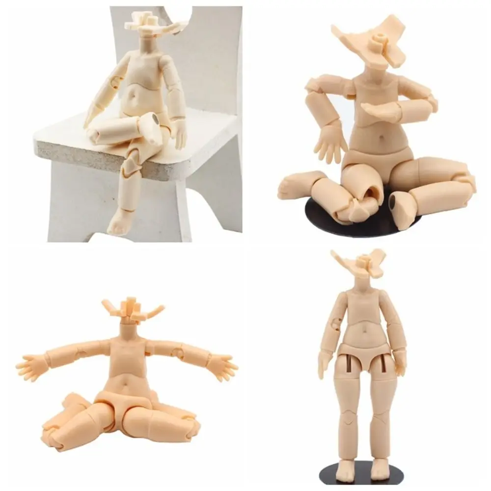 Doll Accessories Multi Joints Ob11 Doll Body Movable Dress Up DOD Body 10.5cm Replacement Doll Model DIY