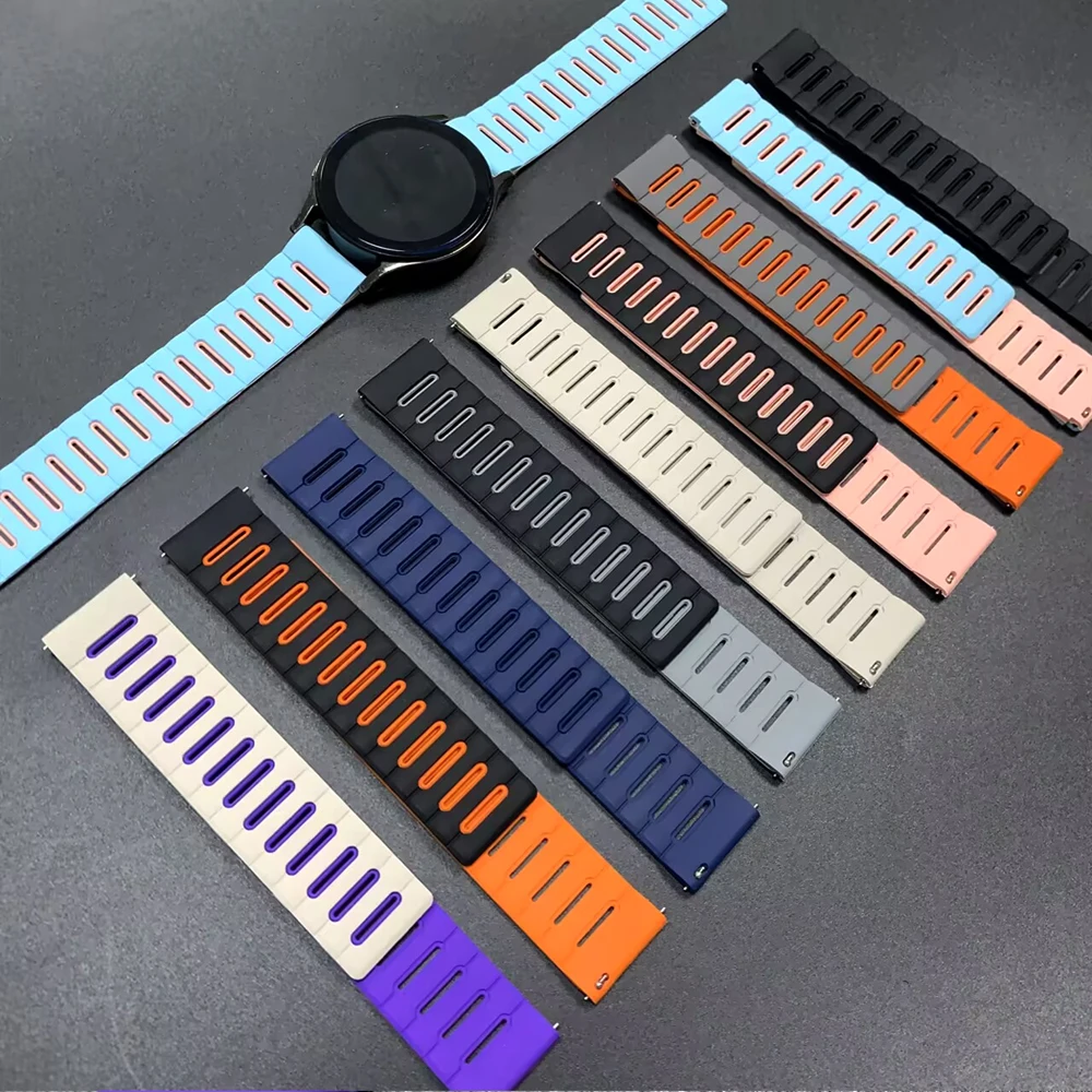 Magnetic Silicone Sport Band - 20/22mm Replacement Strap Bracelet