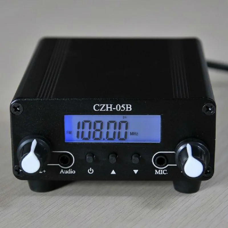 

PLL Stereo FM Transmitter Radio Broadcast Station CZE-05B 100mW/500mW Frequency 76-108Mhz Home Campus Amplifier Dual Mode TR508